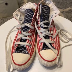 American Flag High-Top Converse